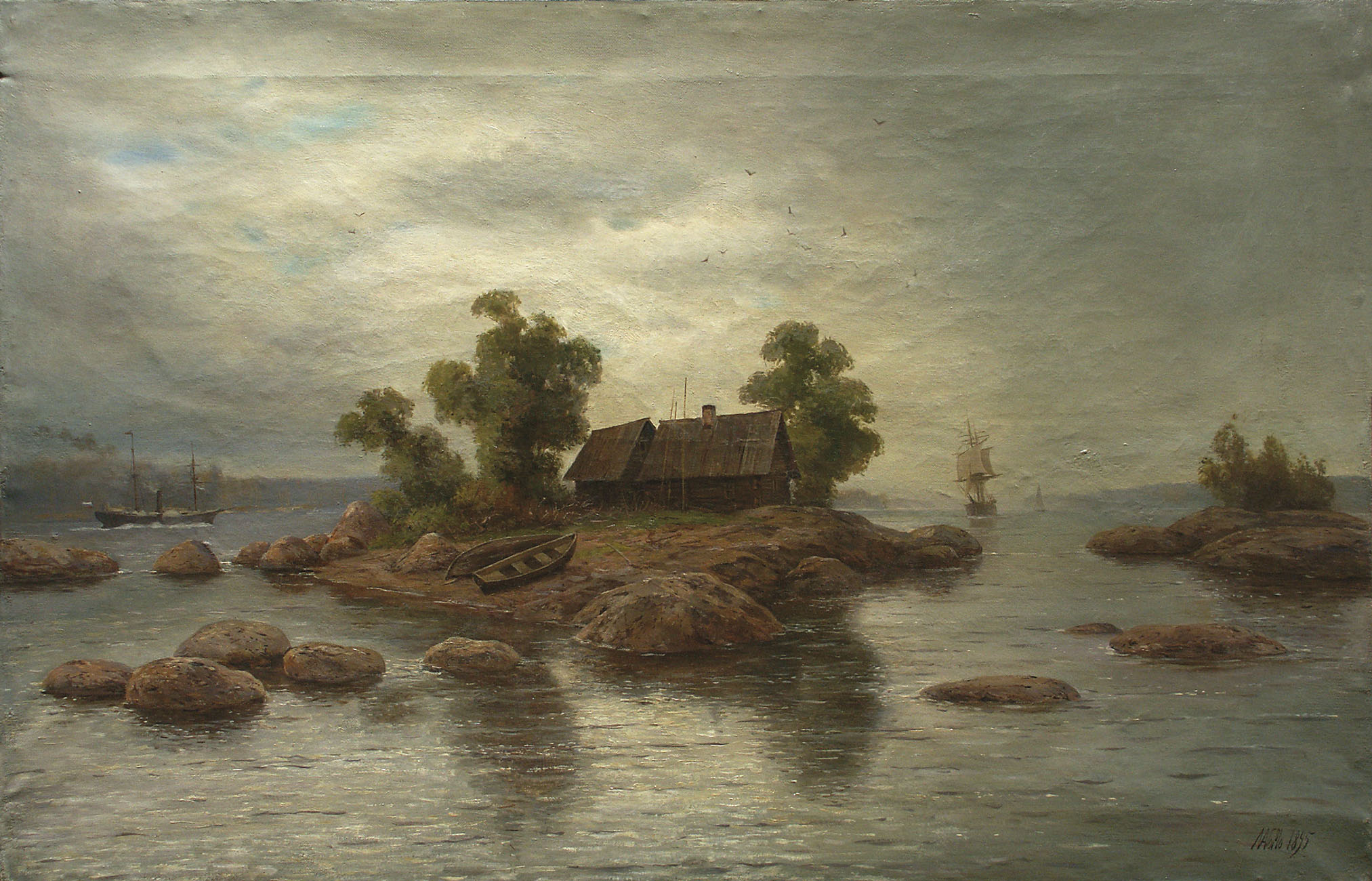 Лагорио. Хутор на острове. 1895
