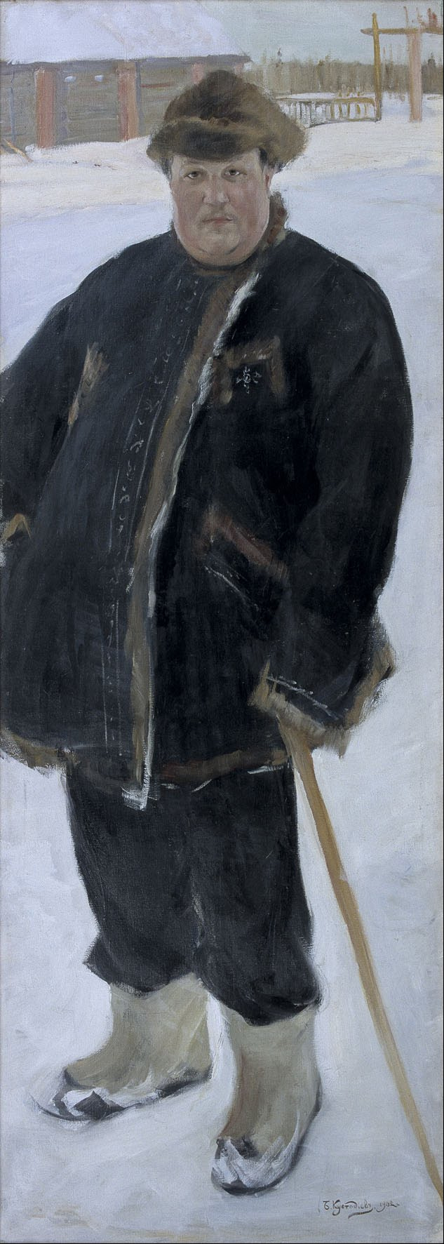 Кустодиев Б.. Портрет землевладельца А.П.Варфоломеева. 1902