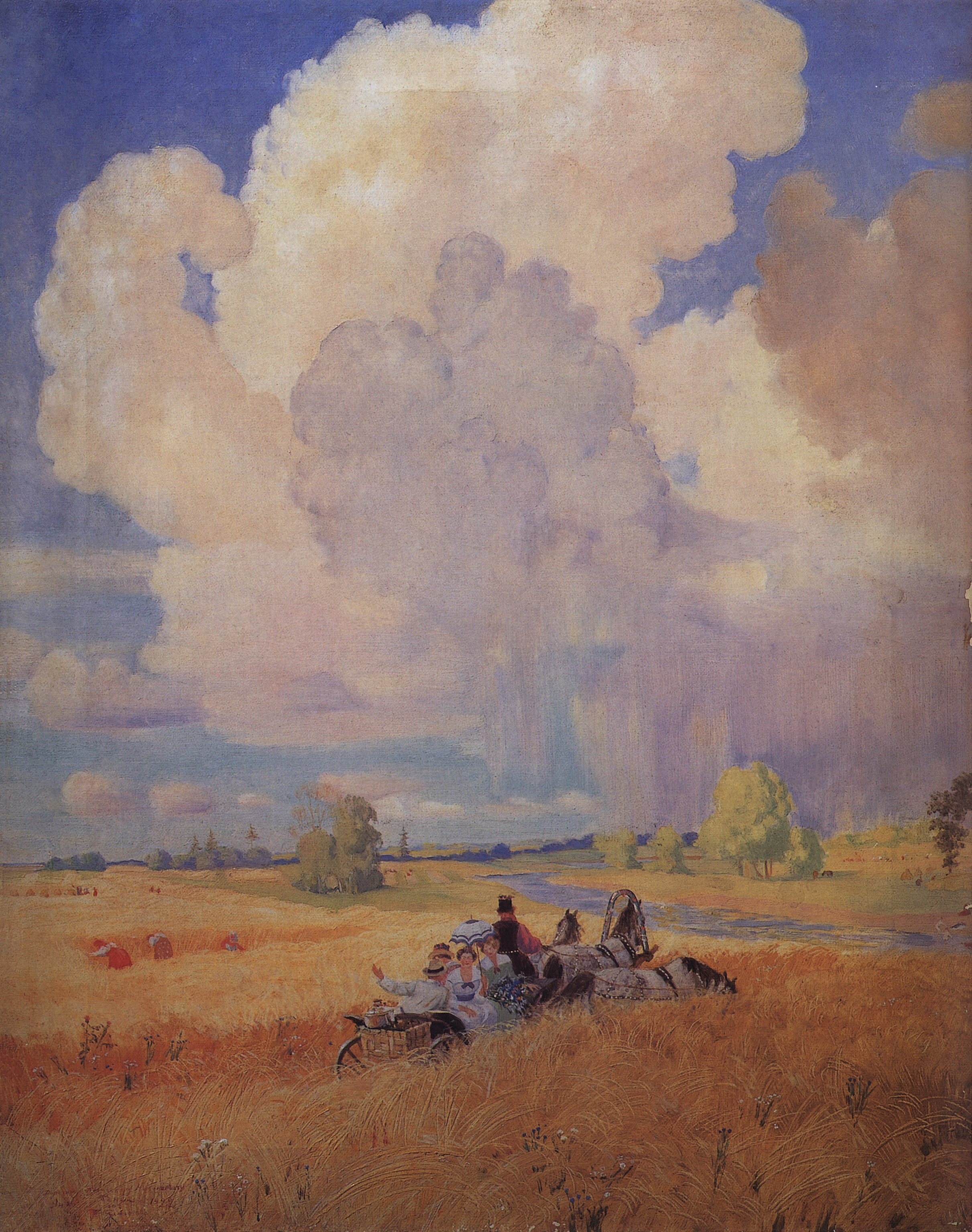 Кустодиев Б.. Лето. 1922