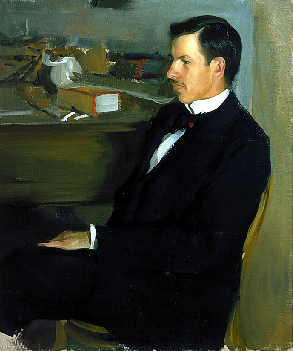 Кустодиев Б.. Портрет М.И.Хейлика. 1901
