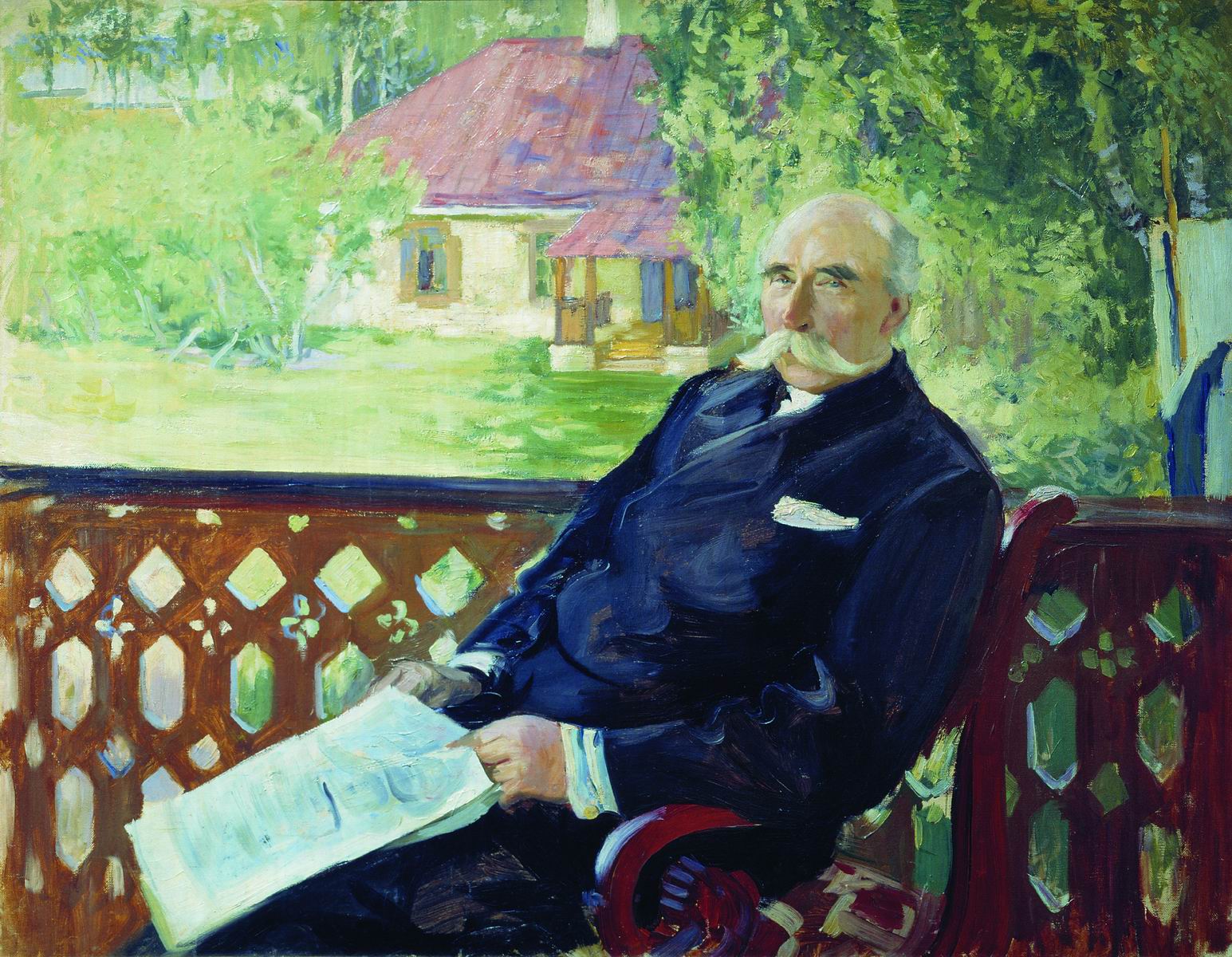 Кустодиев Б.. Портрет Н.А.Подсосова. 1906