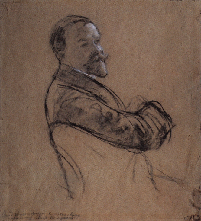 Кустодиев Б.. Автопортрет. 1910-1914
