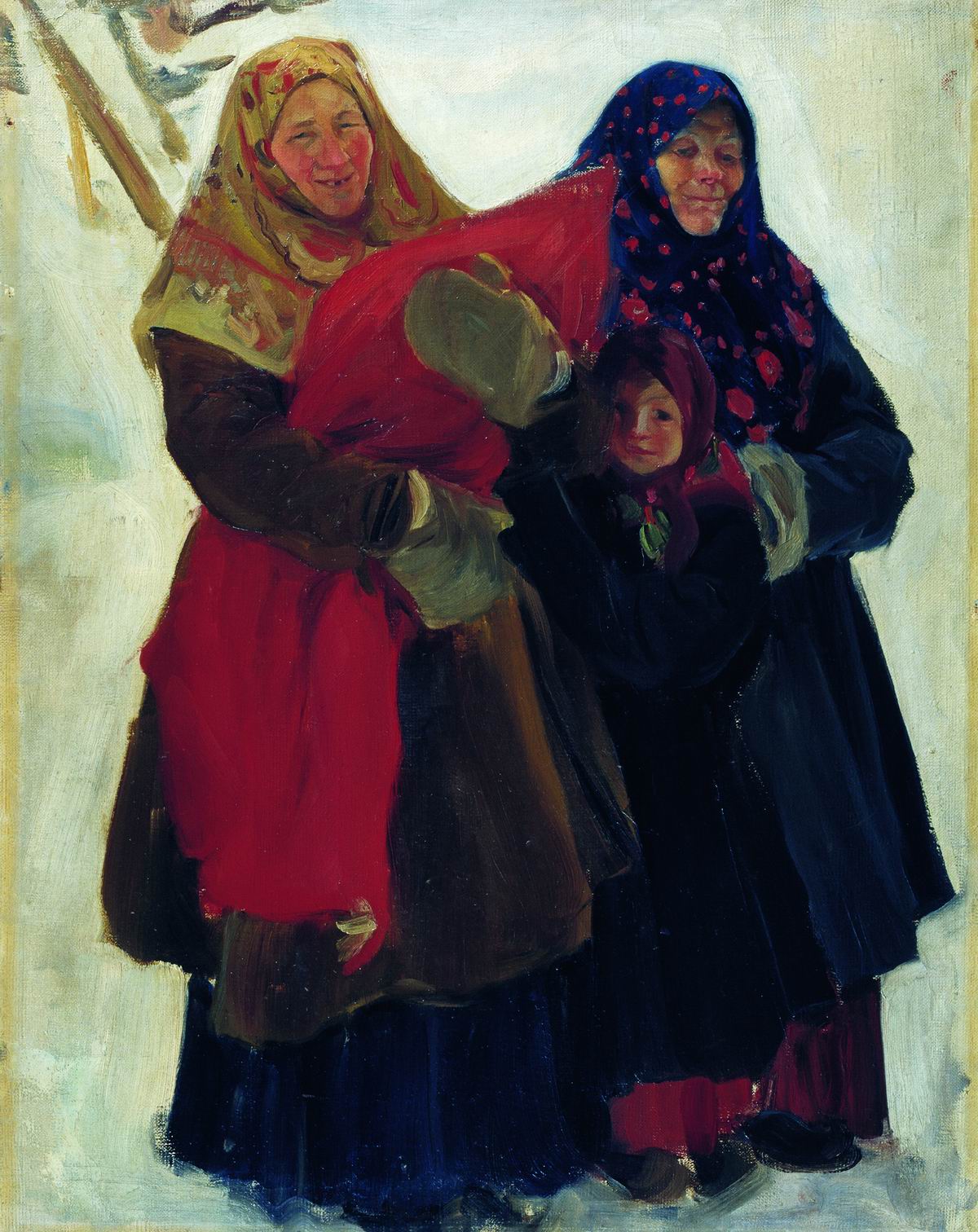Кустодиев Б.. Бабы. 1902