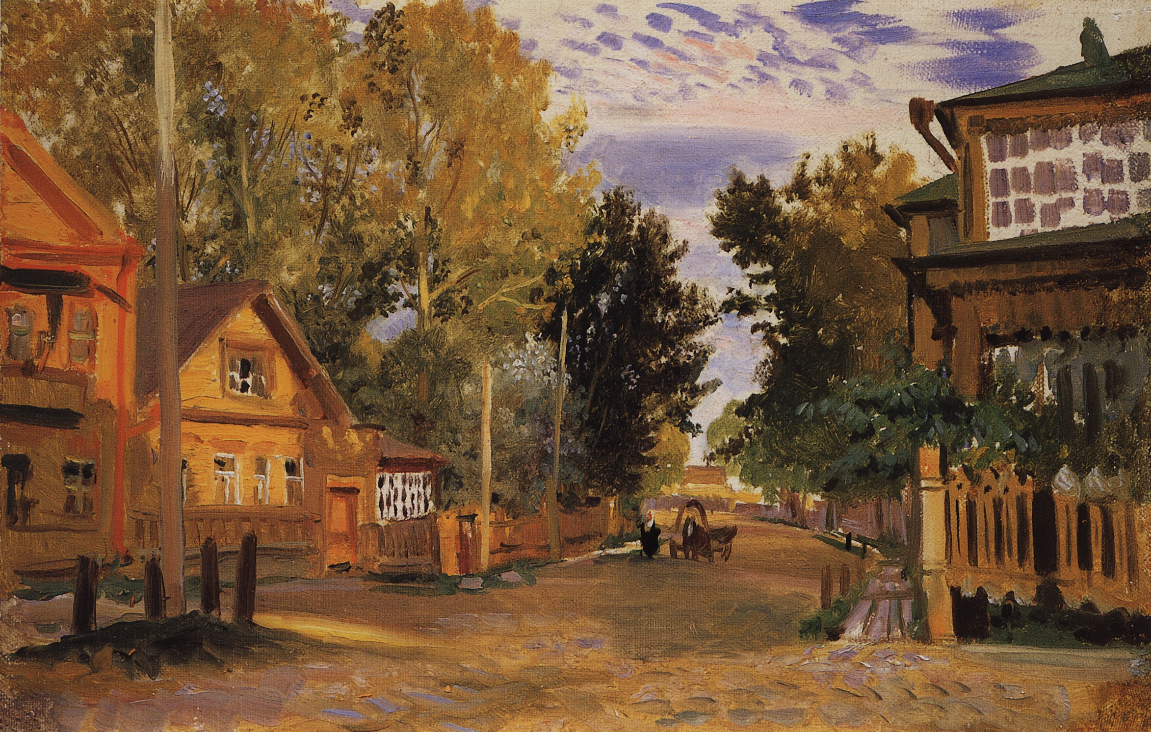 Кустодиев Б.. Старая Русса. 1921
