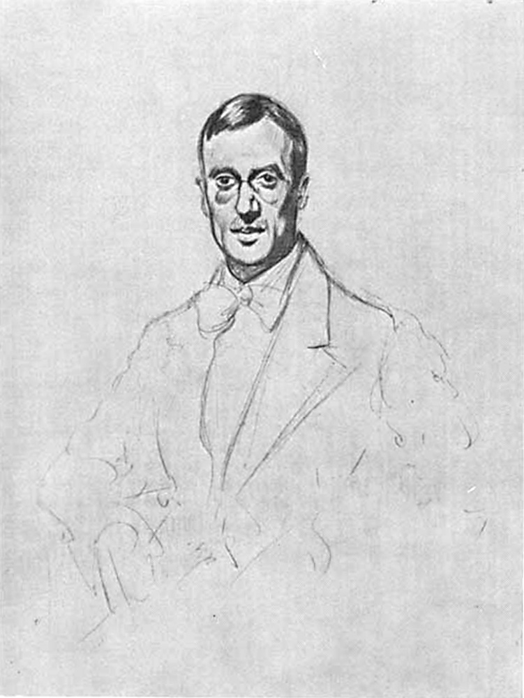 Кустодиев Б.. Портрет В.В.Воинова. 1921