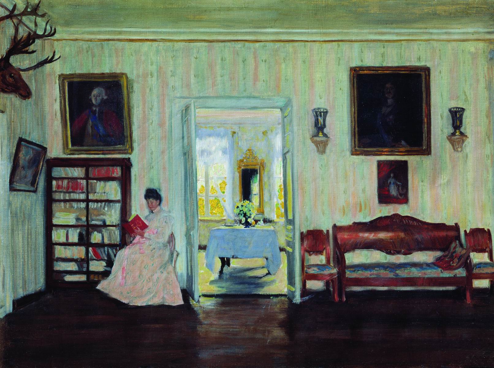 Кустодиев Б.. Дом в Успенском. 1908