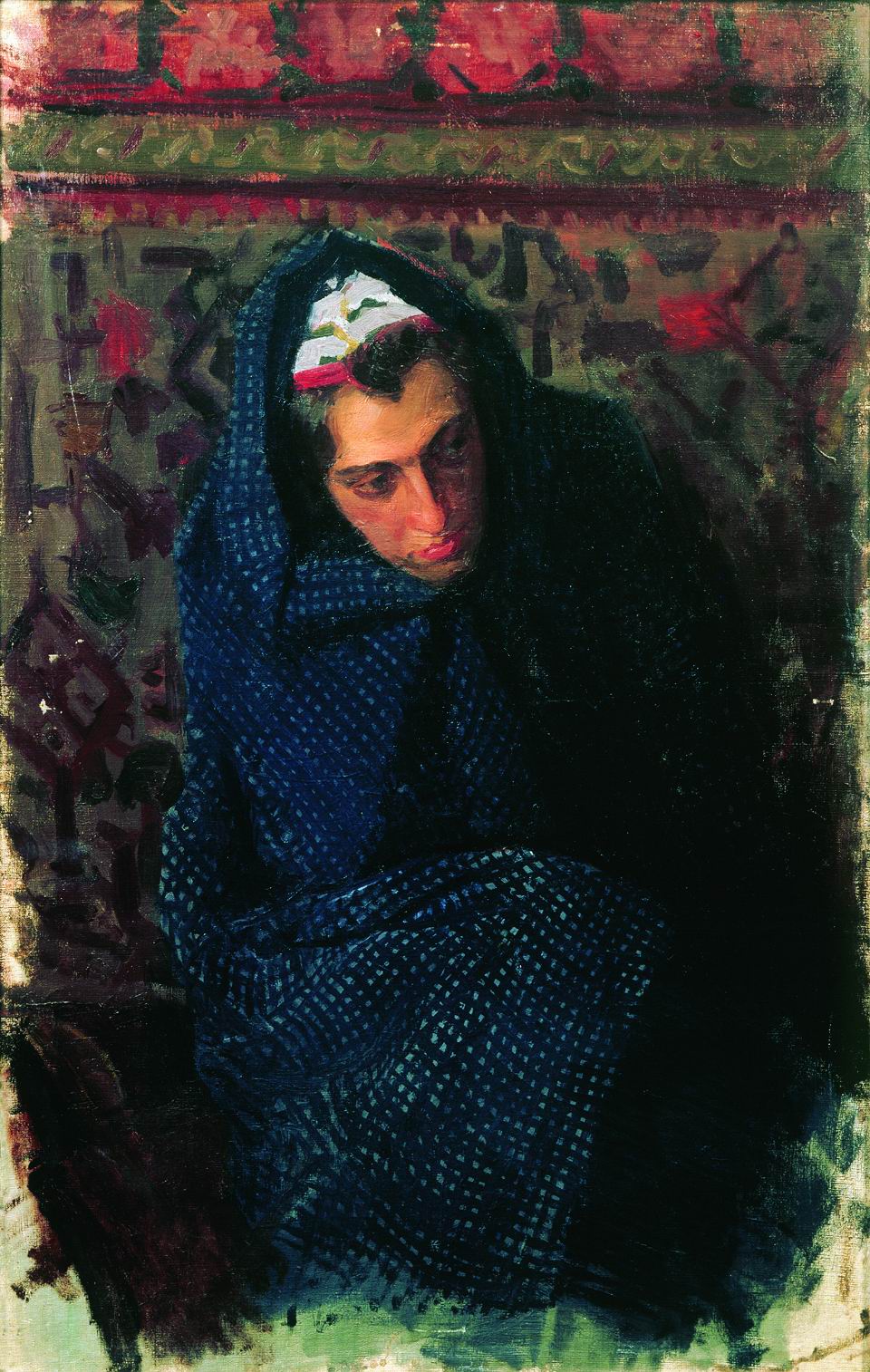 Кустодиев Б.. Женский портрет