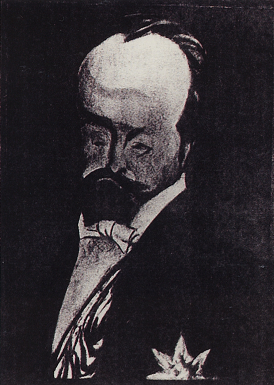 Кустодиев Б.. Министр финансов В.Н.Коковцев. 1906