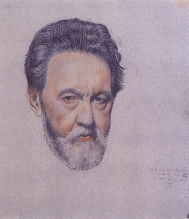Кустодиев Б.. Портрет В.А.Кастальского. 1921