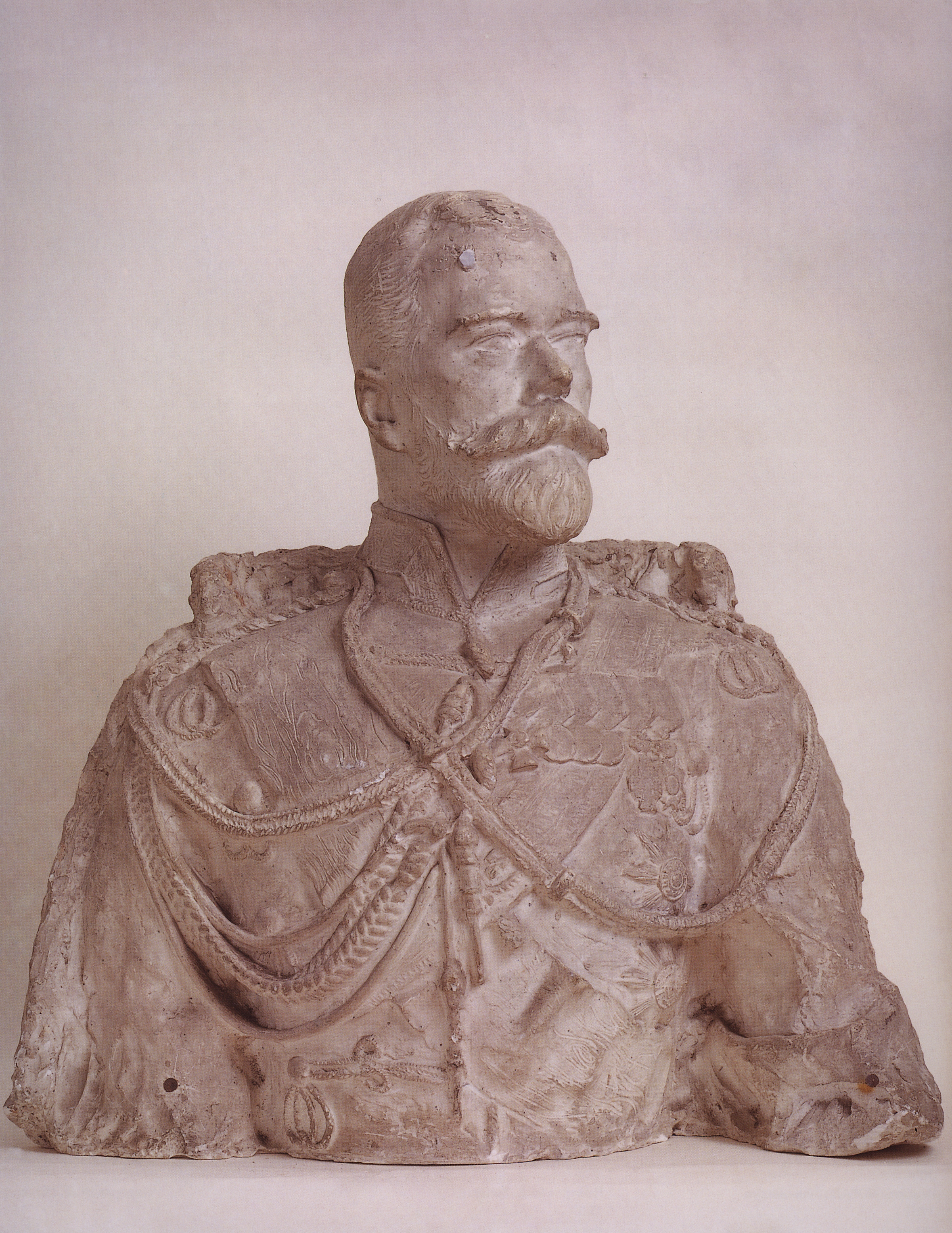 Кустодиев Б.. Портрет Николая II в мундире лейб-гвардии Гусарского полка. 1911