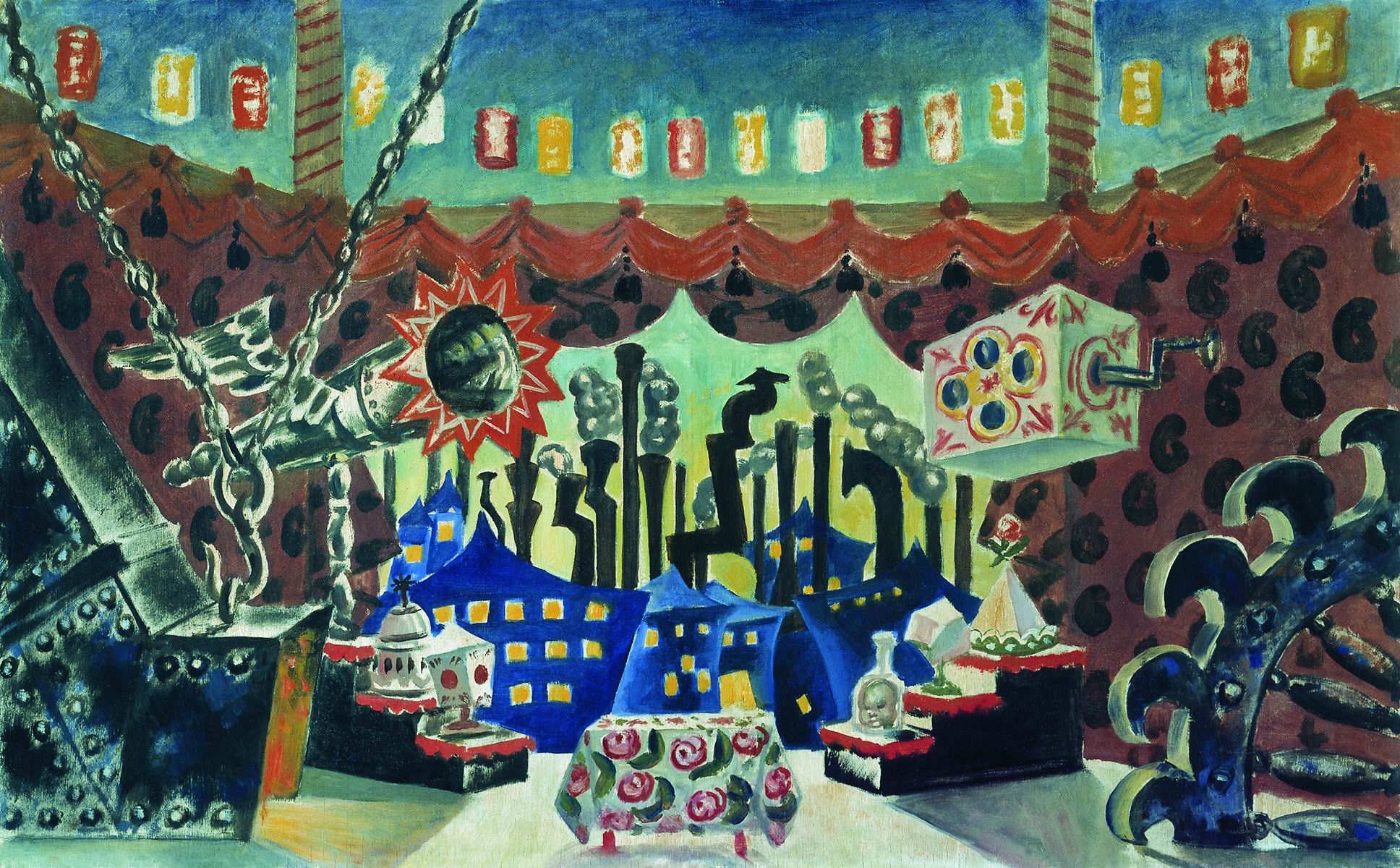 Кустодиев Б.. Англия. 1926
