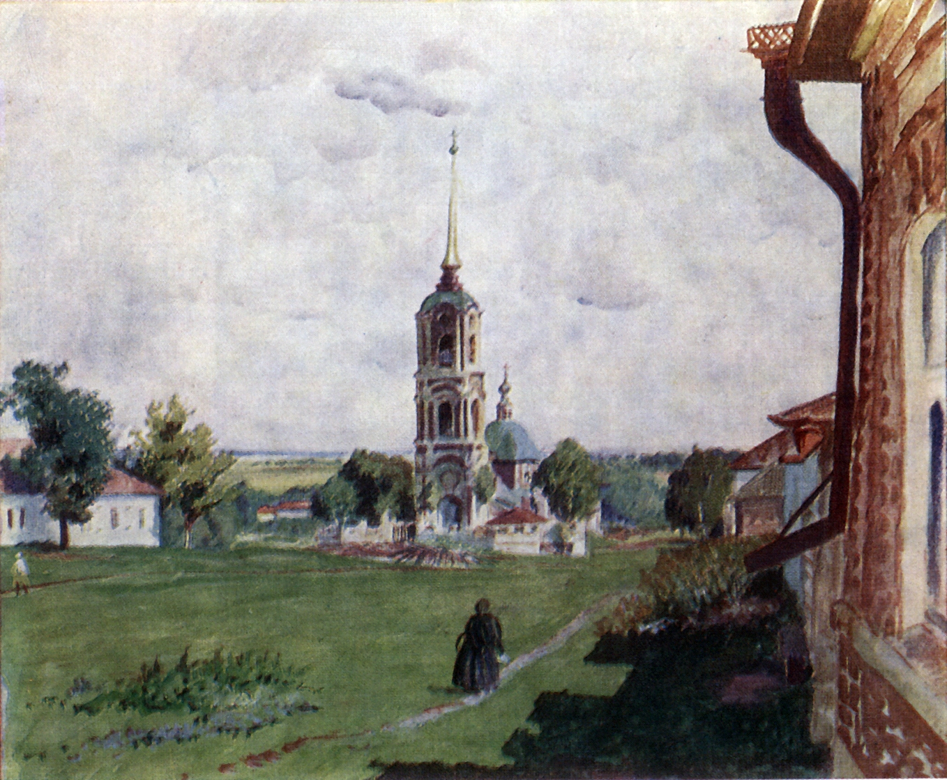 Кустодиев Б.. Лебедянь. 1926