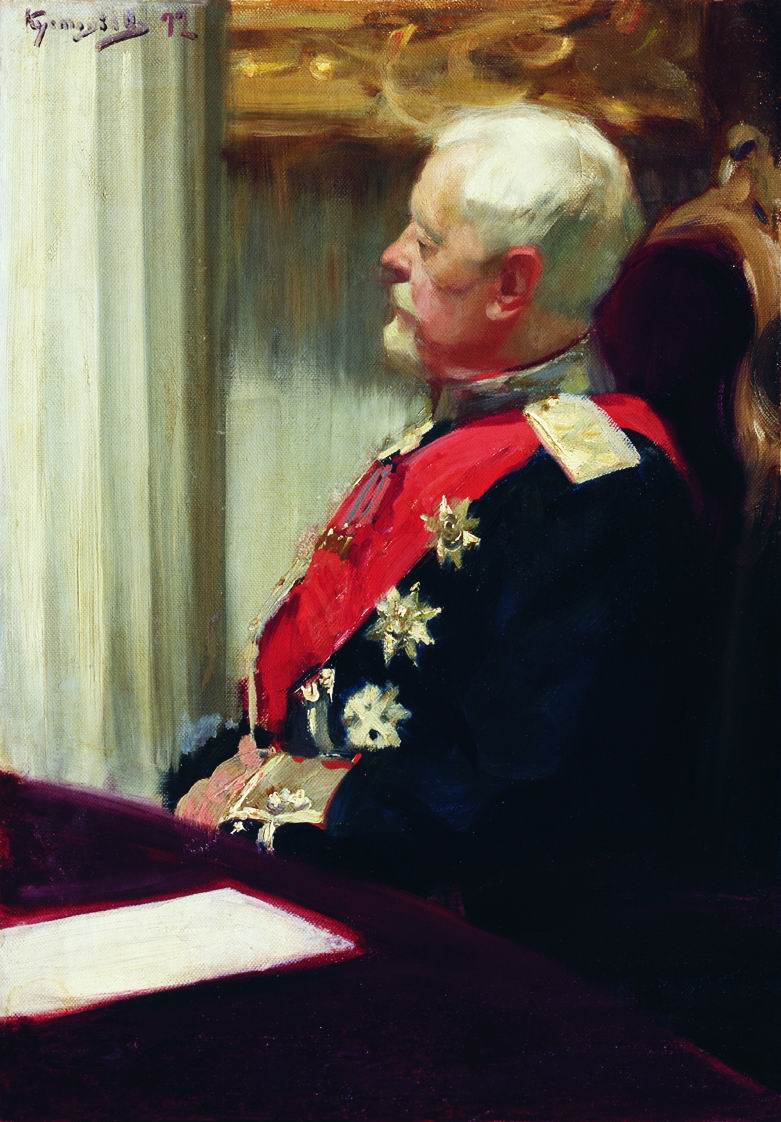 Кустодиев Б.. Генерал от инфантерии Христофор Христофорович Рооп. 1902