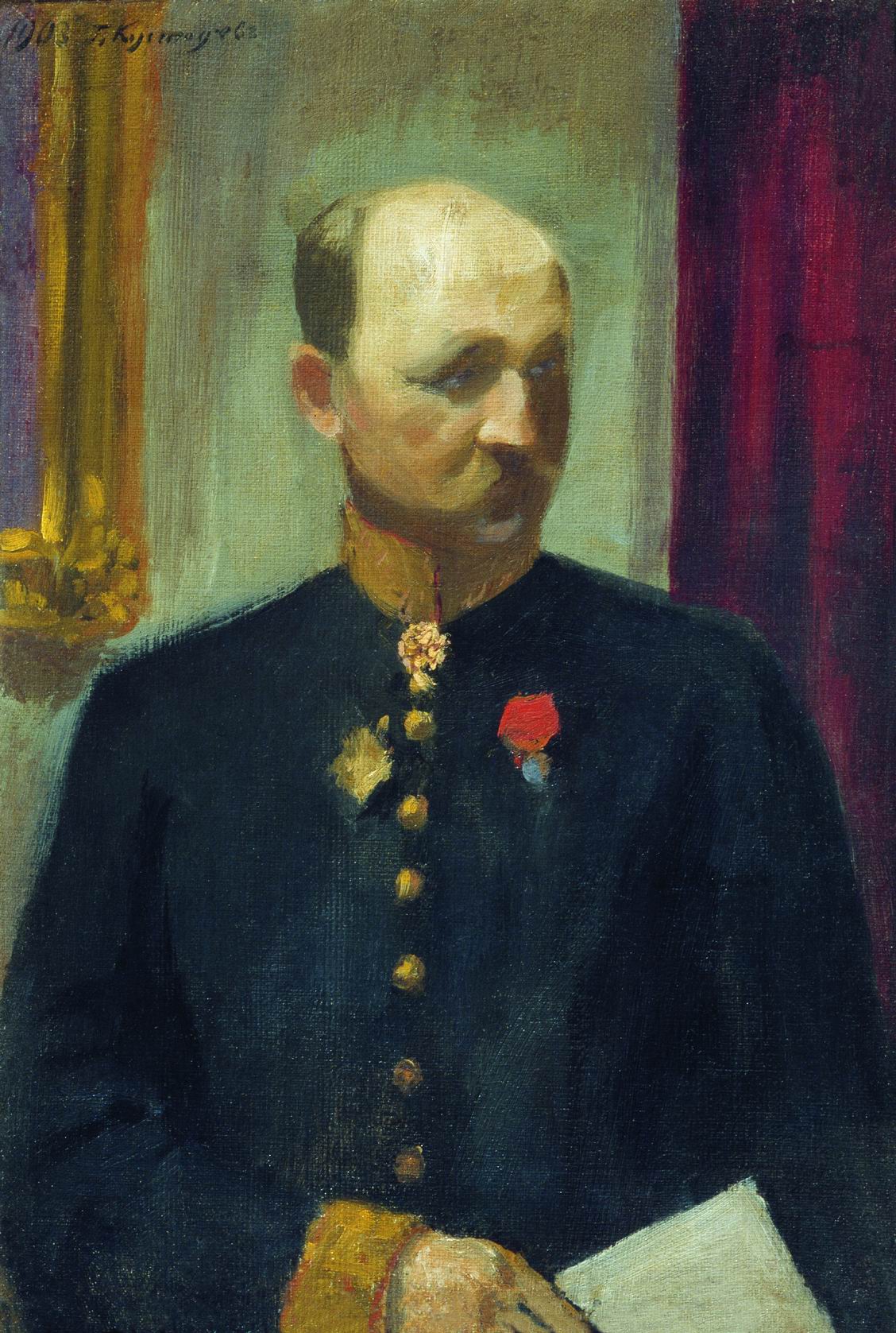 Кустодиев Б.. Портрет сенатора Н.Н. Корево. 1903