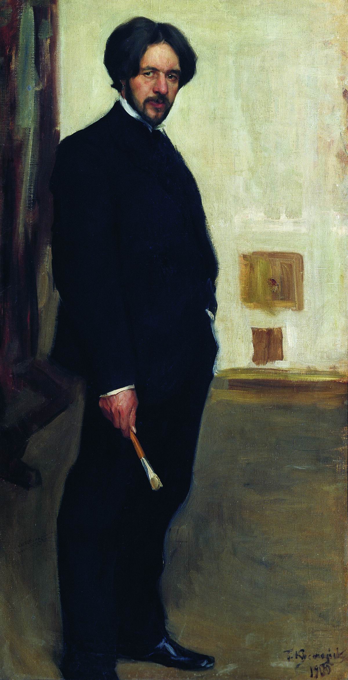 Кустодиев Б.. Портрет Д.Ф.Богословского. 1900