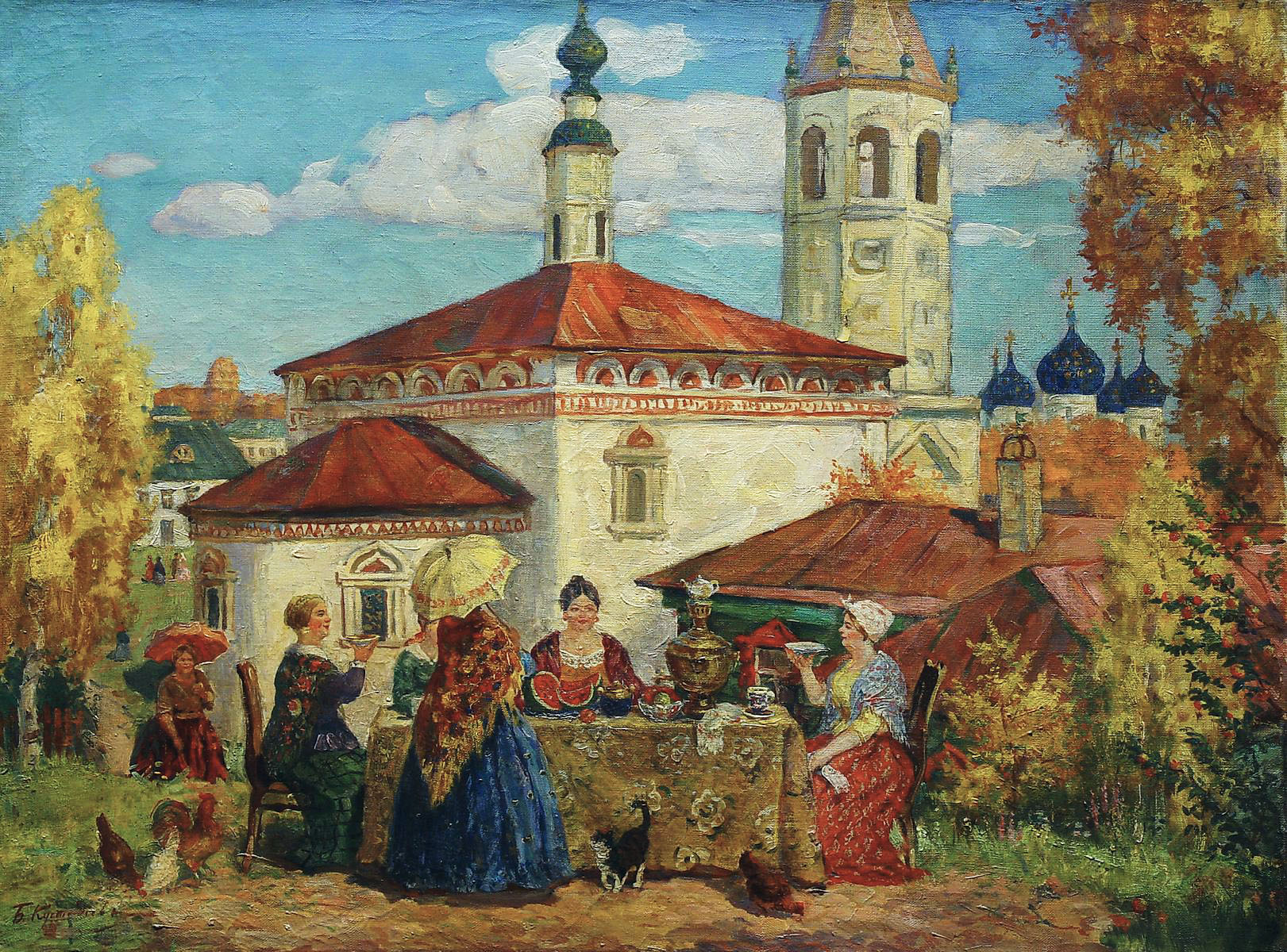Кустодиев Б.. В старом Суздале