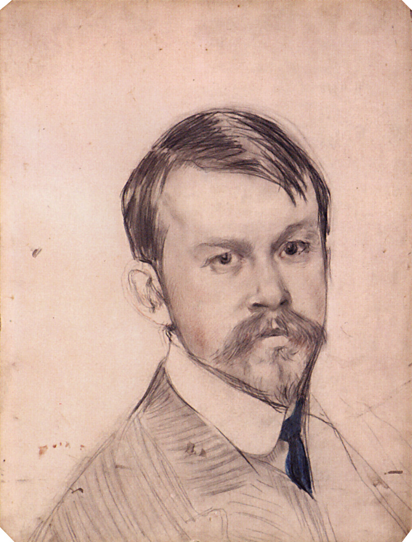 Кустодиев Б.. Автопортрет. 1902