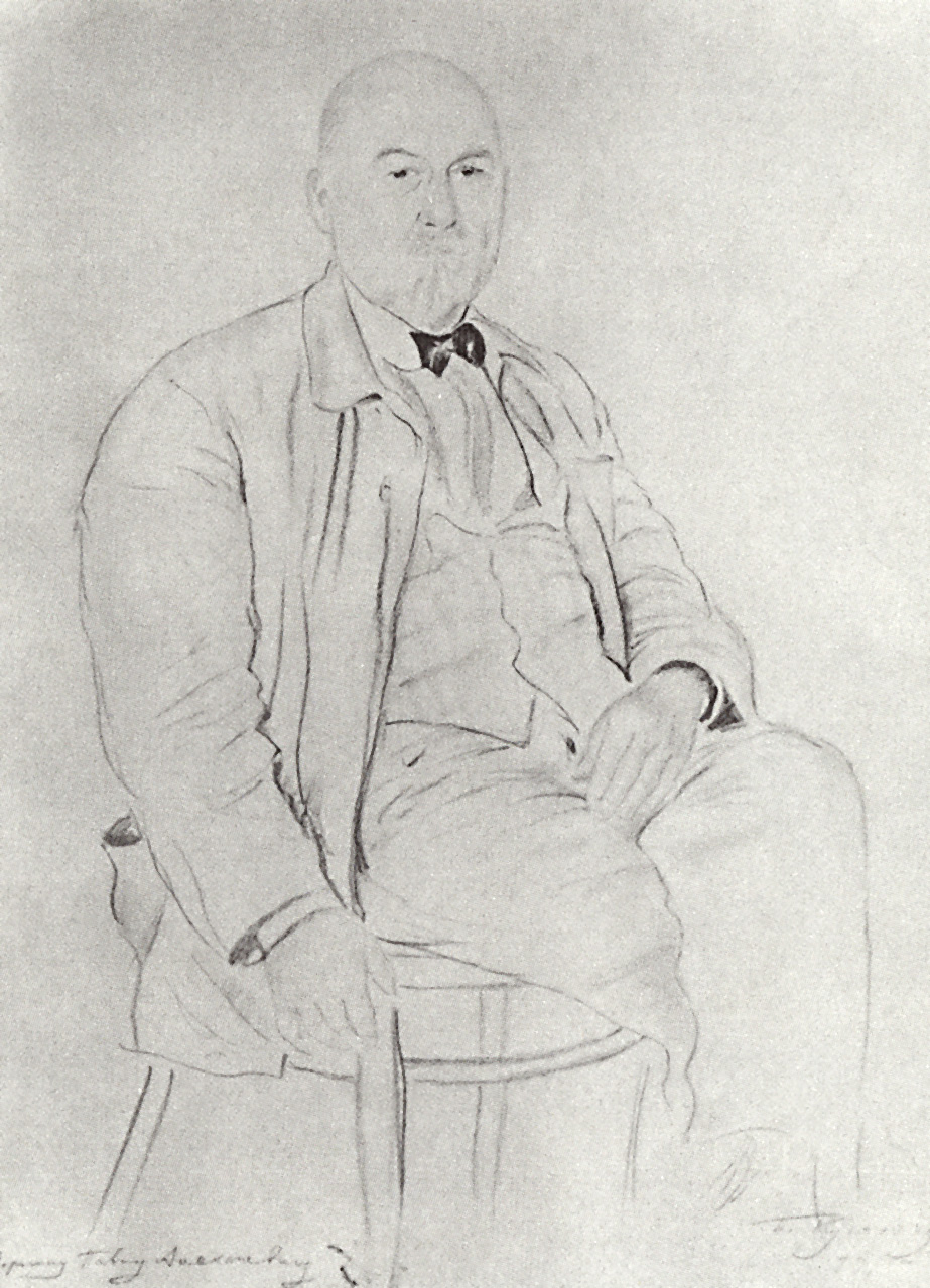 Кустодиев Б.. Портрет П.А.Власова. 1925