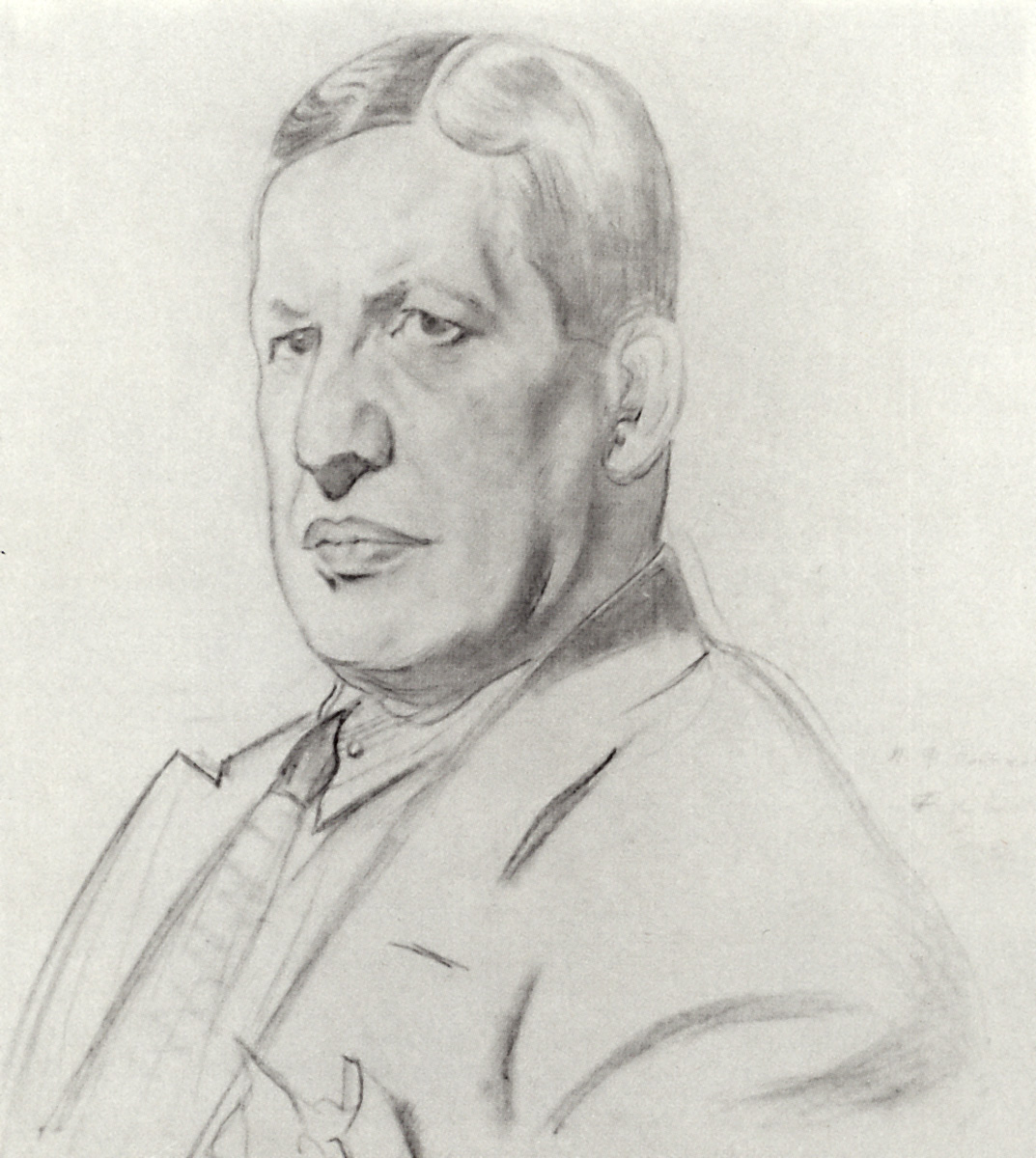 Кустодиев Б.. Портрет Н.Ф.Монахова. 1926