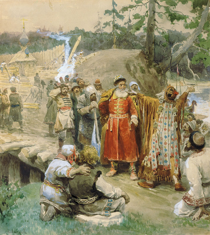 Лебедев К.. Освоение русскими новых земель. 1904