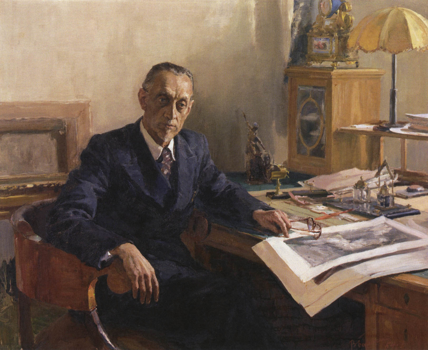 Бернадский В.. Портрет М.П.Крошицкого. 1964