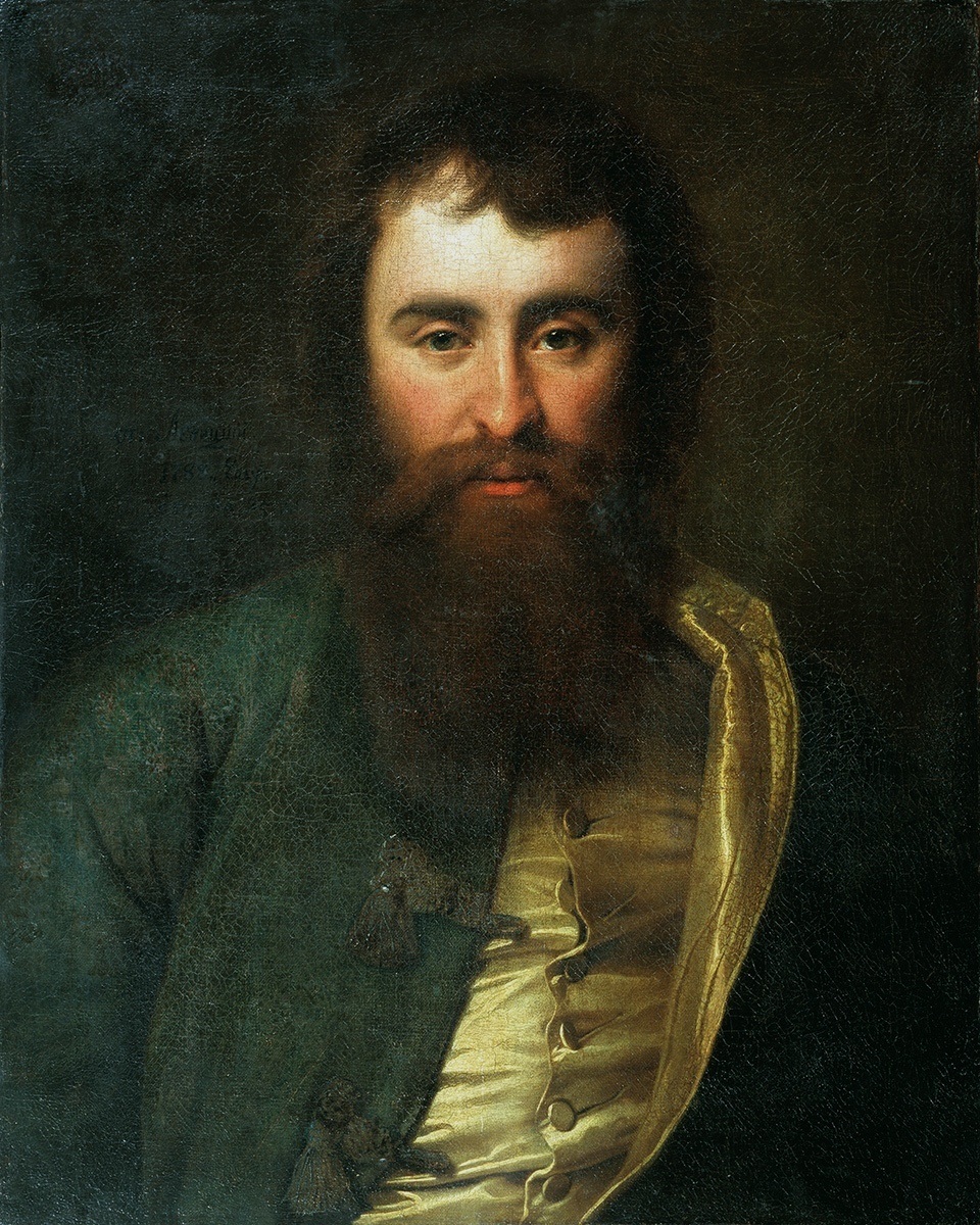Левицкий Д.. Портрет купца Андрея Ивановича Борисова. 1788