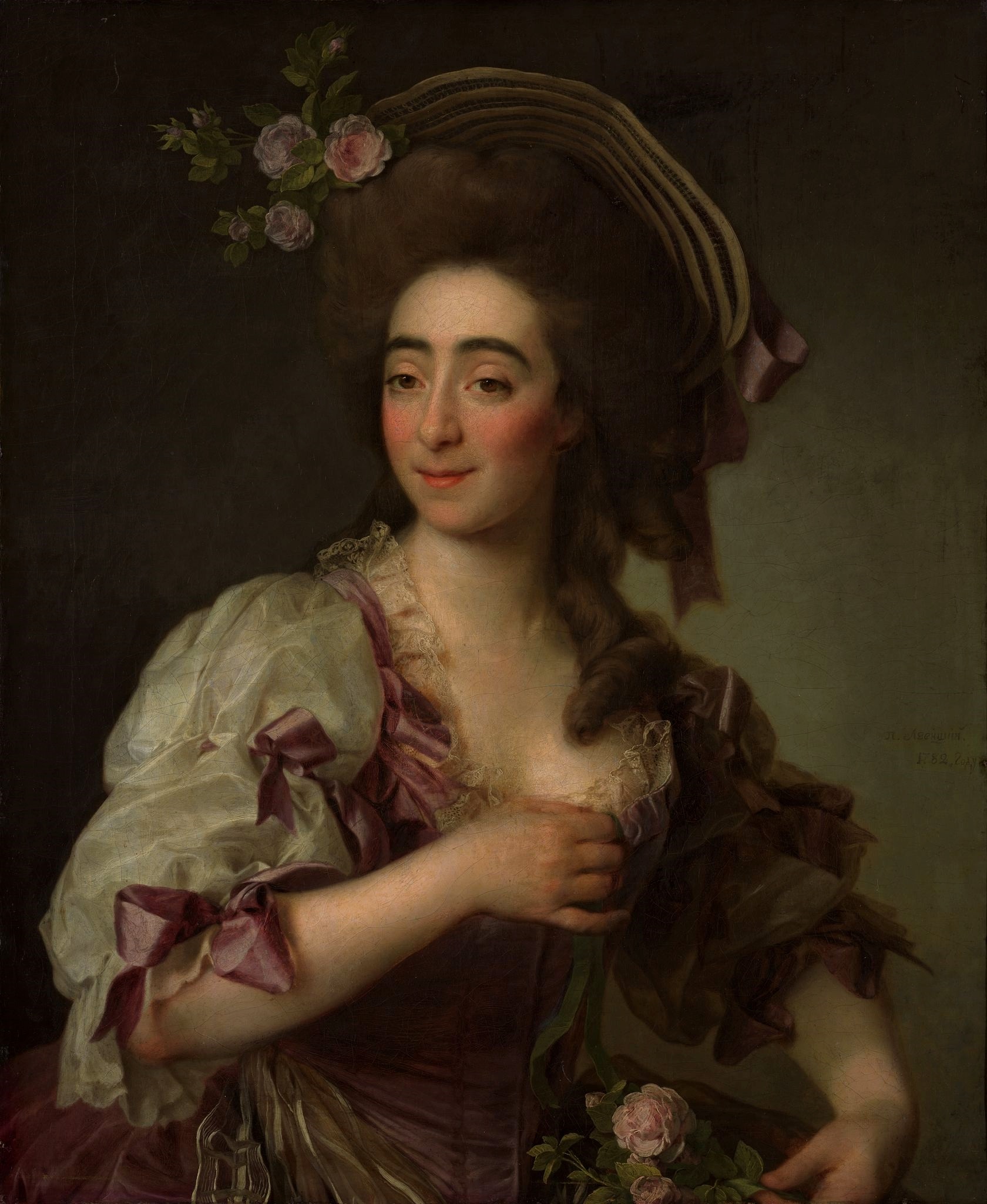 Левицкий Д.. Портрет Анны Давиа-Бернуцци. 1782