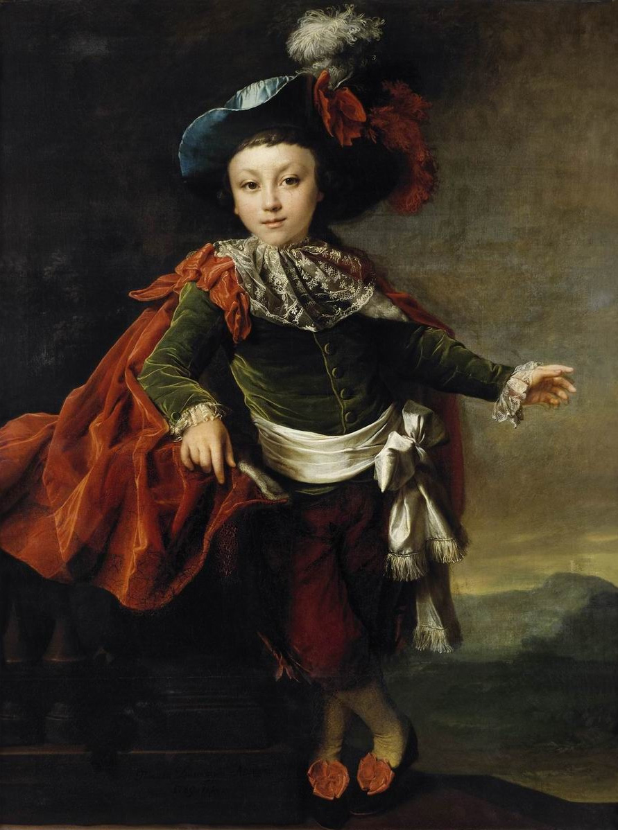 Левицкий Д.. Портрет Ф.П.Макеровского в маскарадном костюме. 1789