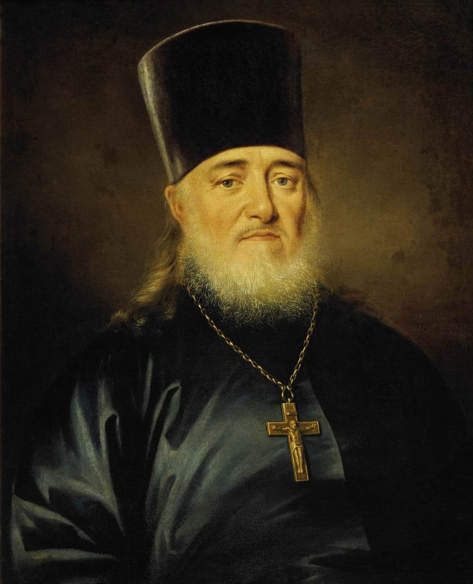 Левицкий Д.. Портрет священника Петра Левицкого. 1812