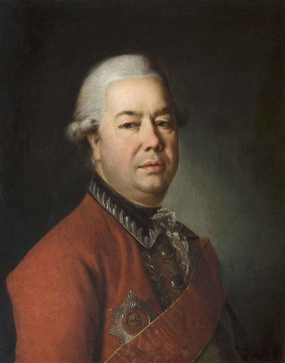 Левицкий Д.. Портрет инженер-генерала М.И.Мордвинова. 1778
