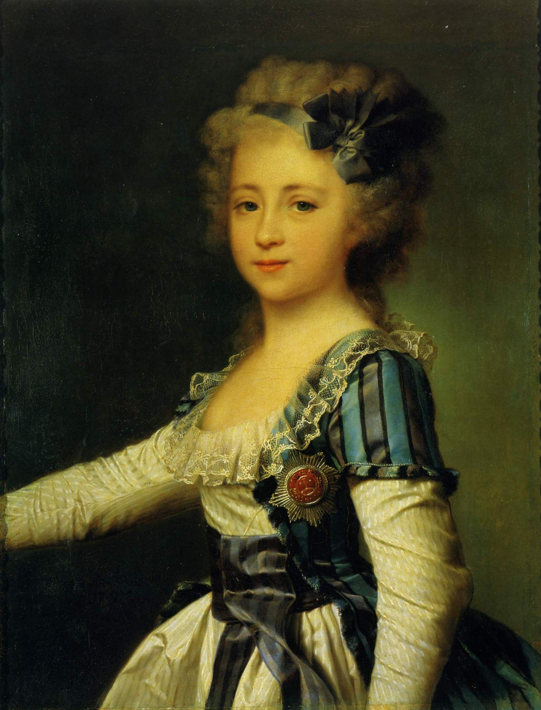Левицкий Д.. Портрет Великой княгини Елены Павловны в детстве . 1791