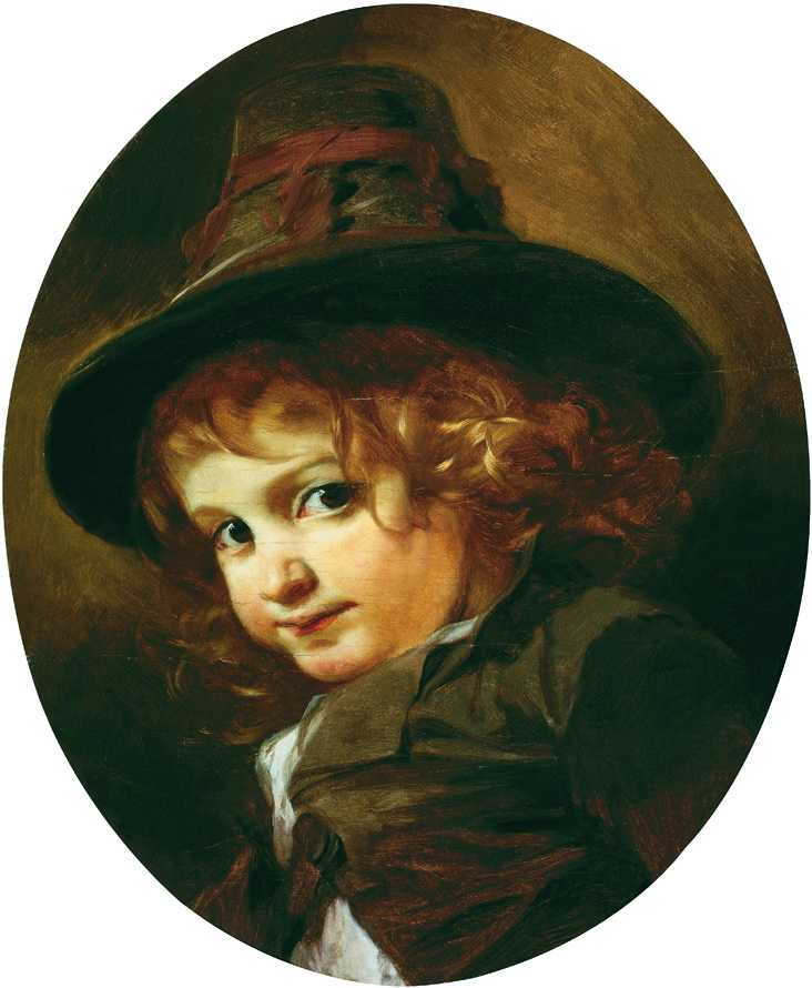 Макаров. Голова мальчика-итальянца. 1853-1855