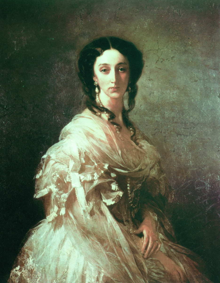 Макаров. Портрет Е.С. Казнаковой, рожденной Неклюдовой. Около 1861
