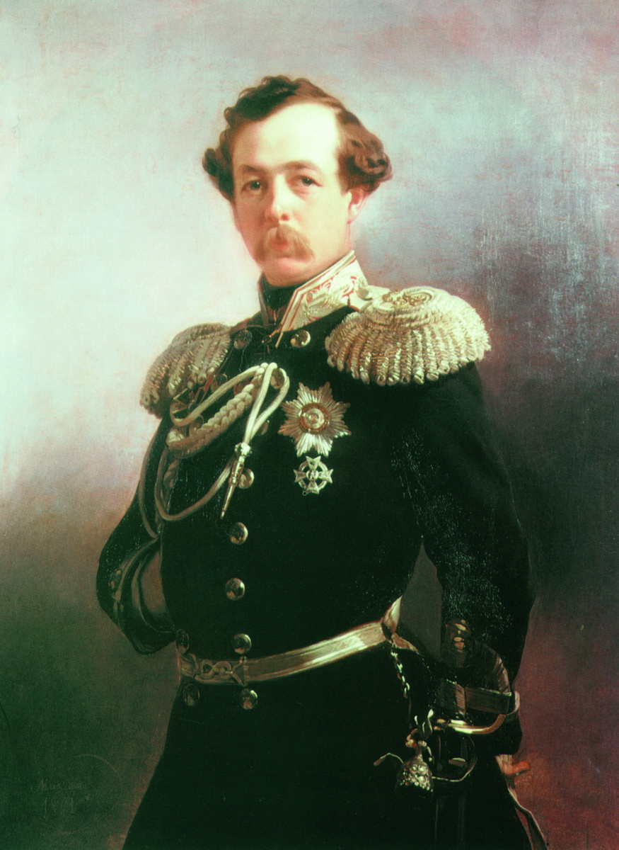 Макаров. Портрет генерала Н.Г. Казнакова. 1861
