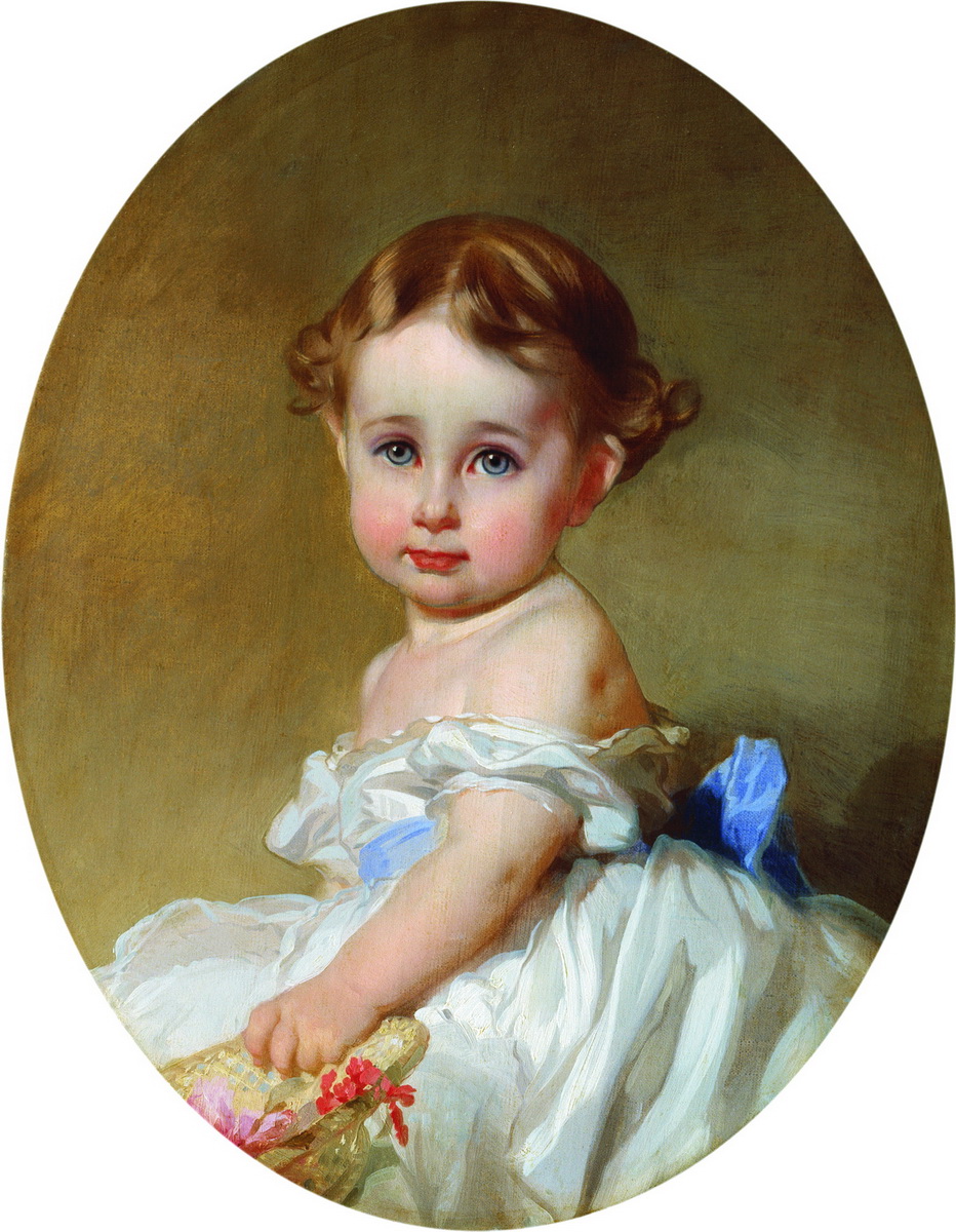 Макаров. Портрет В.Н. Львовой ребенком. 1867