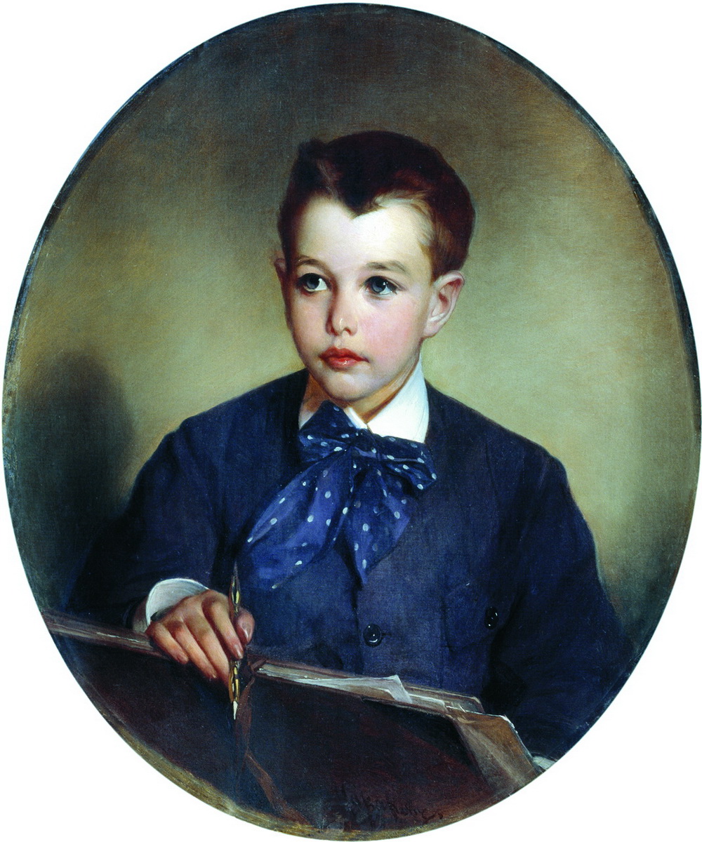 Макаров. Портрет графа Петра Сергеевича Шереметева в детстве. 1880-е