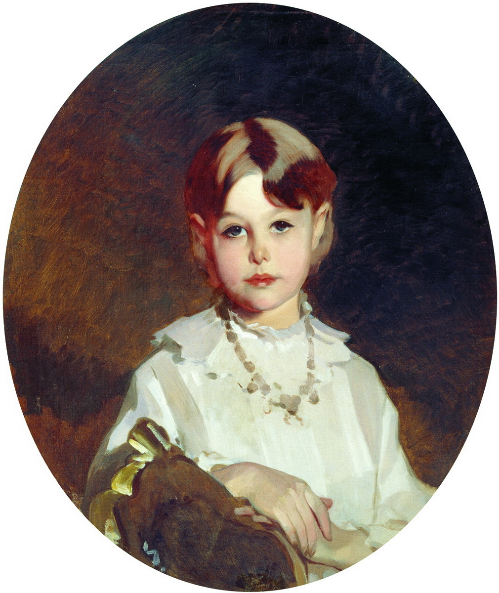 Макаров. Портрет графини А.С. Шереметевой в детстве. 1880-е