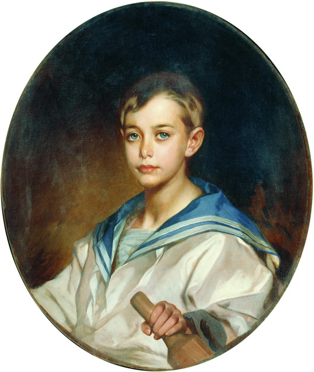 Макаров. Портрет графа Б.С. Шереметева в детстве. 1880-е