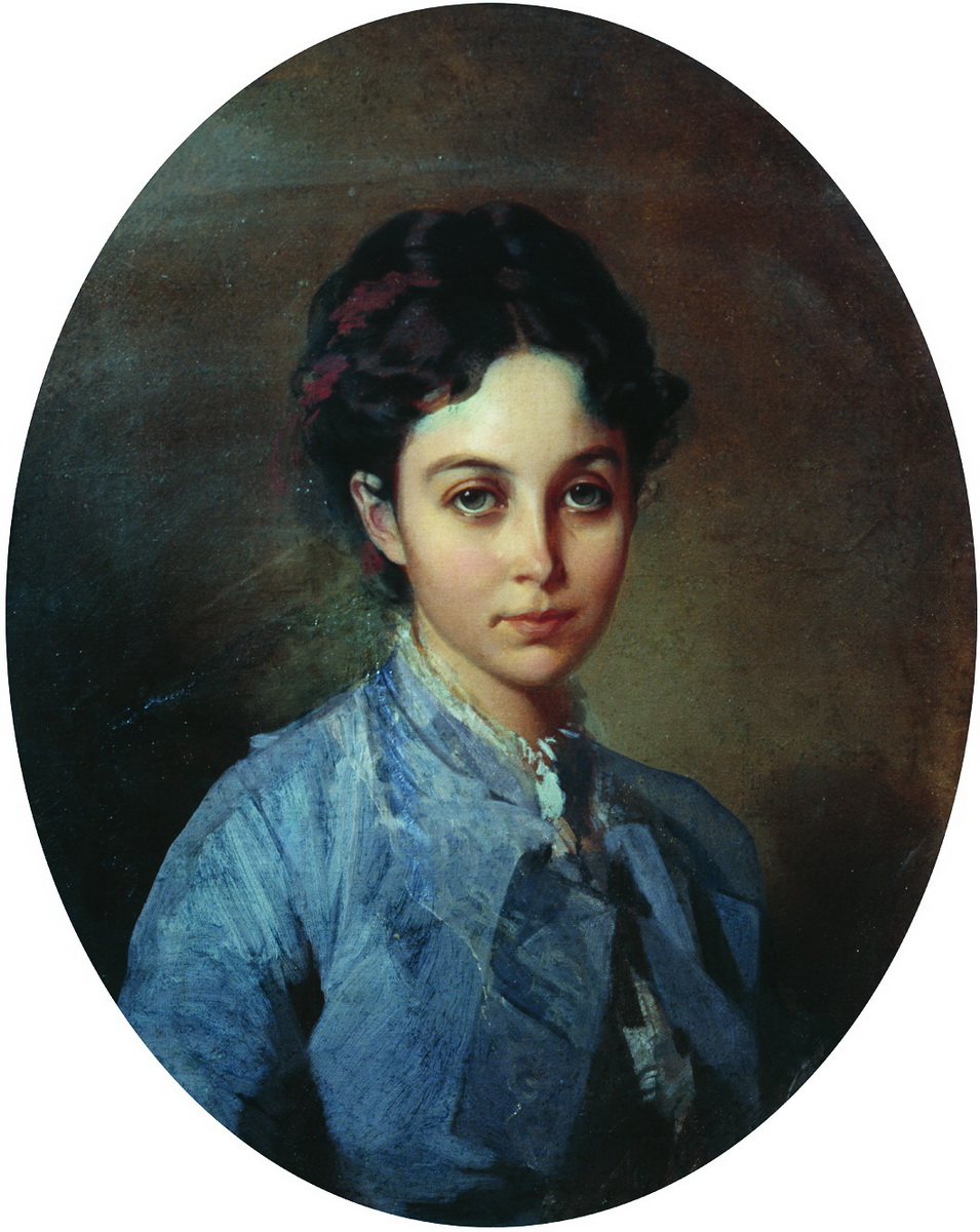 Макаров. Портрет Вишнюковой. 1850-е