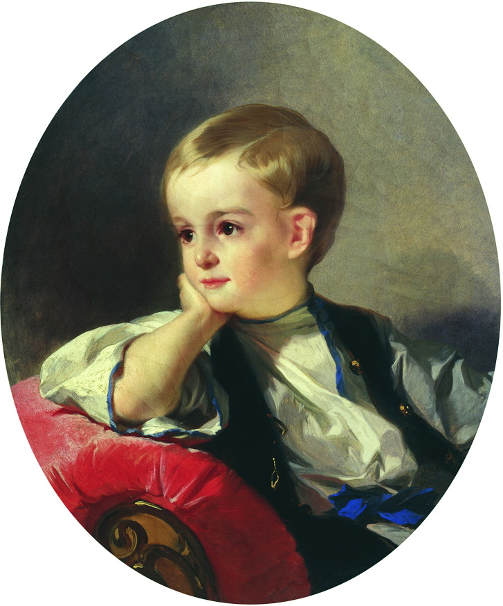 Макаров. Портрет графа Бобринского ребенком. 1882