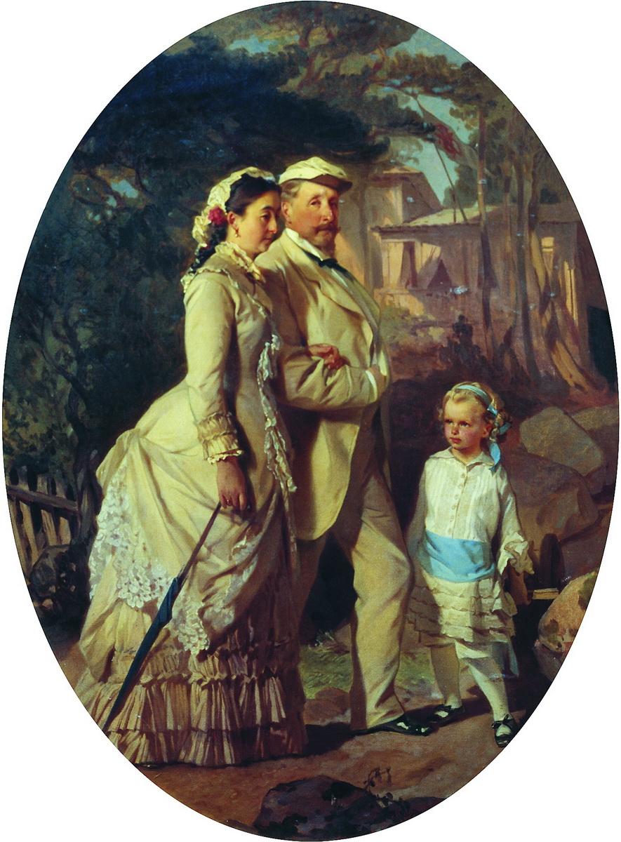 Макаров. Портрет семьи Черемисиновых. 1882