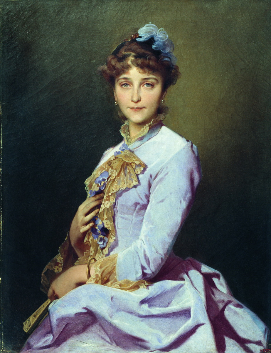 Макаров. Портрет неизвестной. 1885