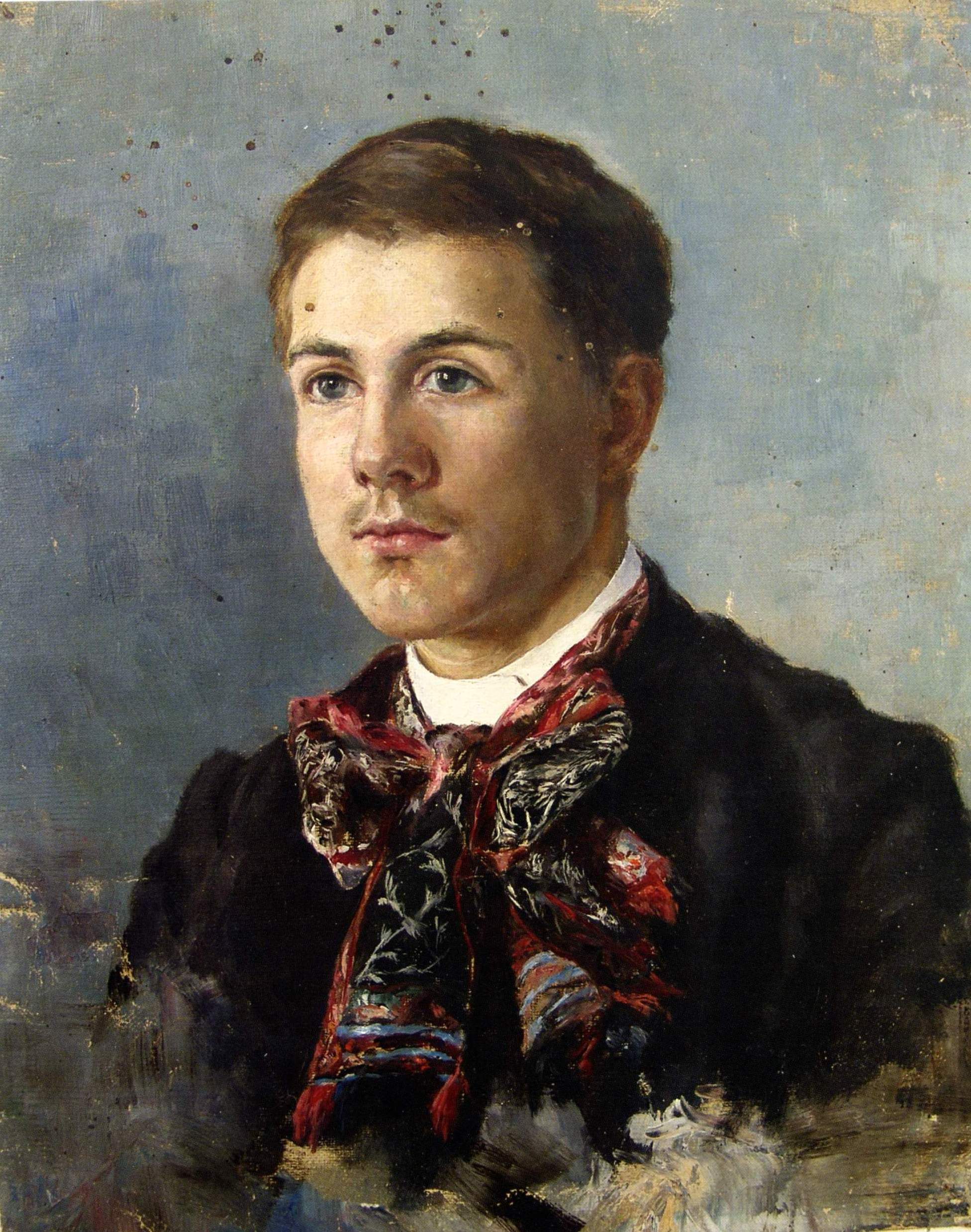Андреев В.. Автопортрет (?). 1888-1889