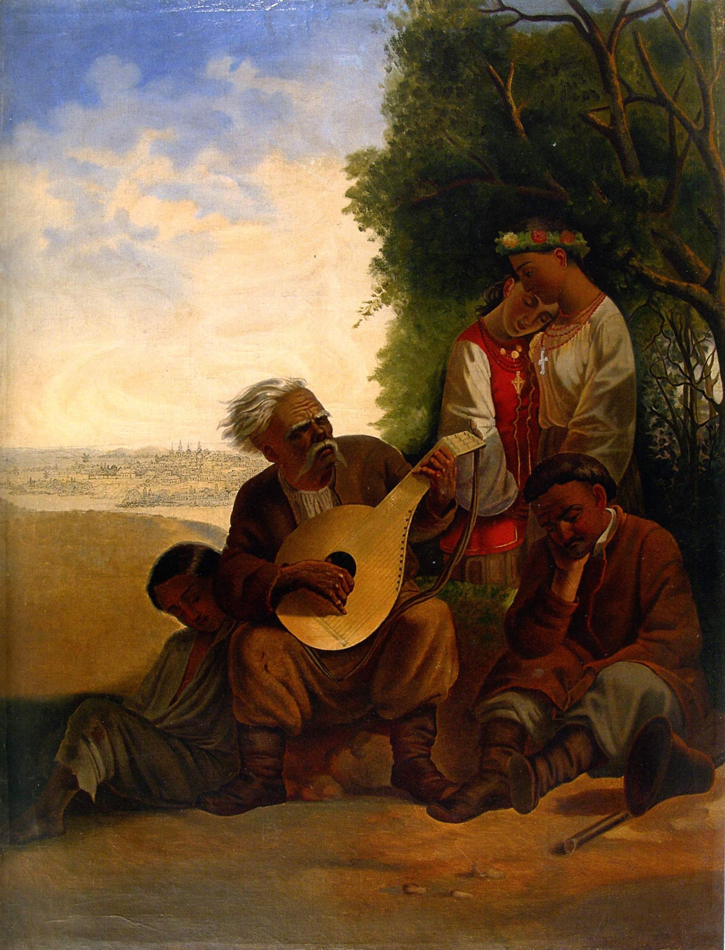 Безперчий. Бандурист . 1860-е
