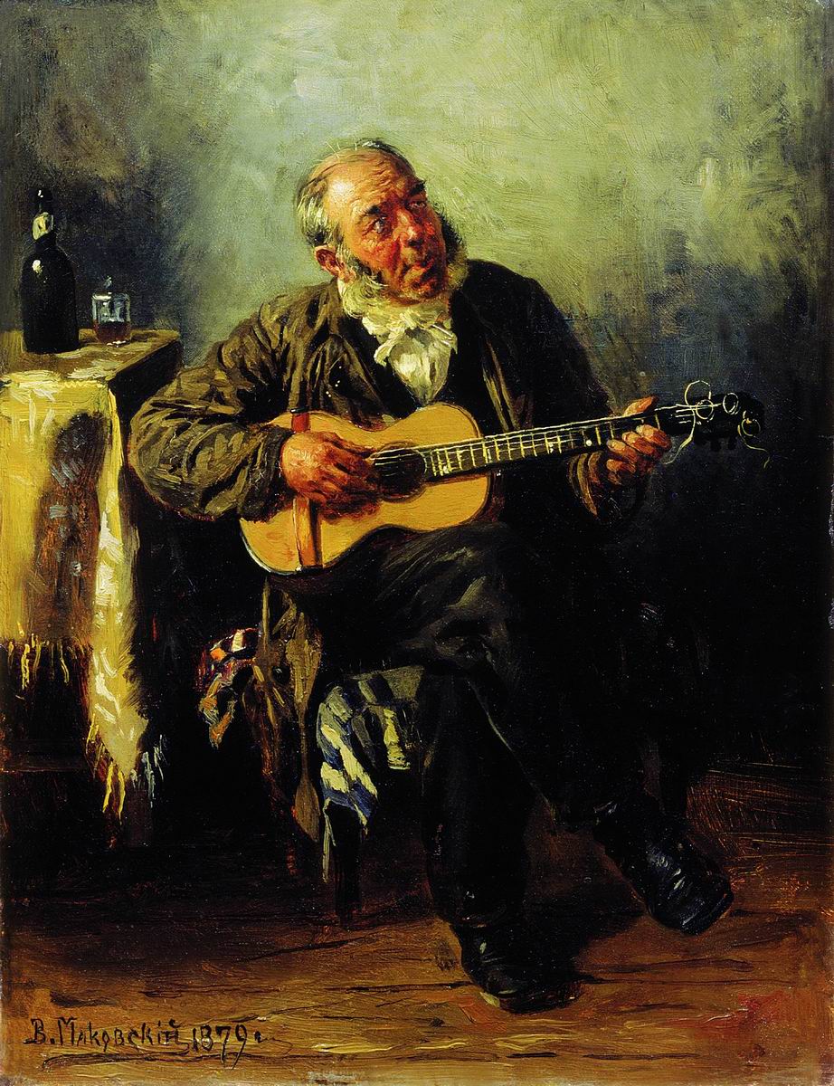Маковский В.. Гитарист. 1879