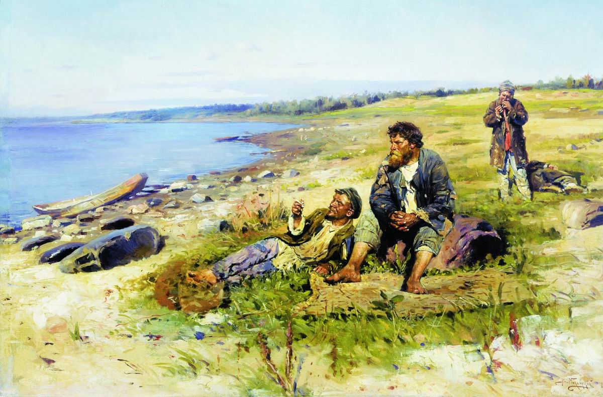 Маковский В.. На Волге. 1897