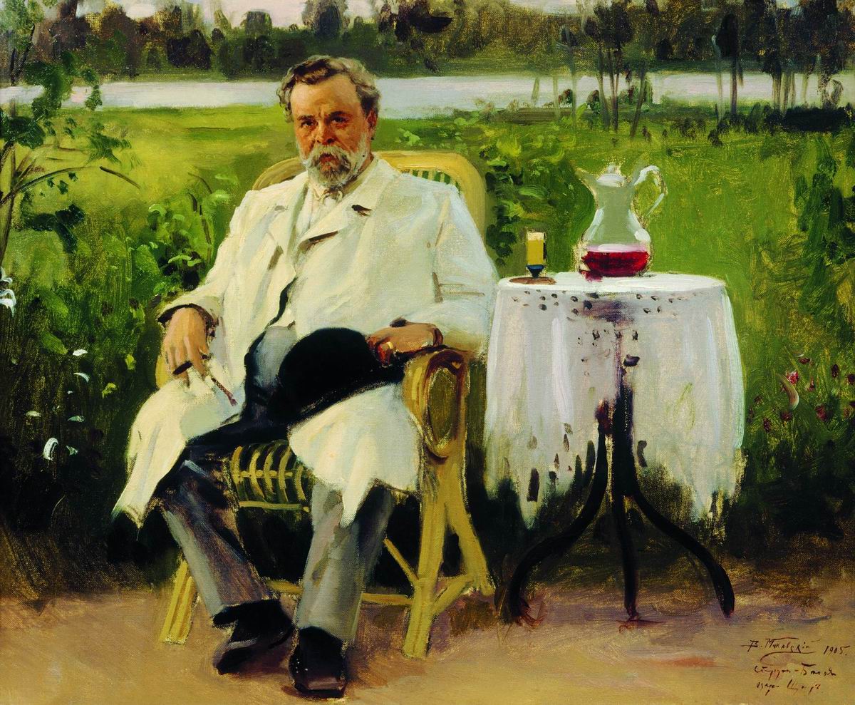 Маковский В.. Портрет И.Е.Цветкова. 1905
