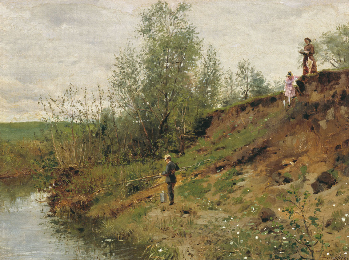 Маковский В.. Ловля рыбы. 1884