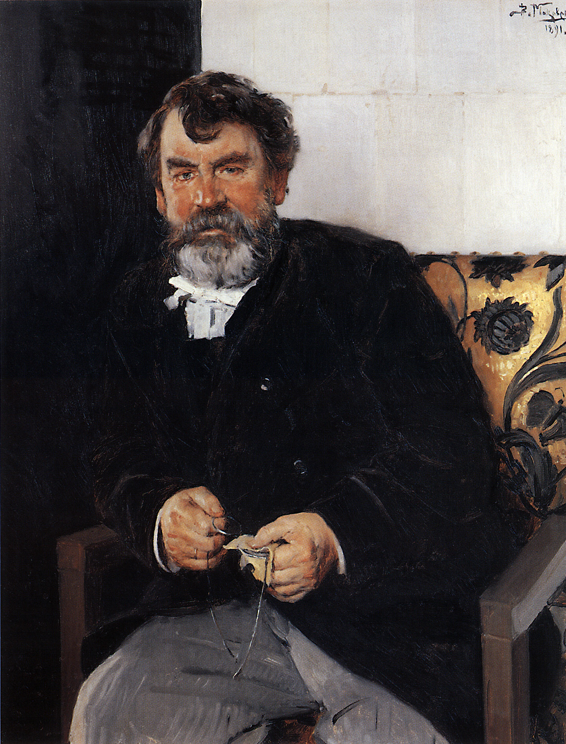 Маковский В.. Портрет Е.С.Сорокина. 1891
