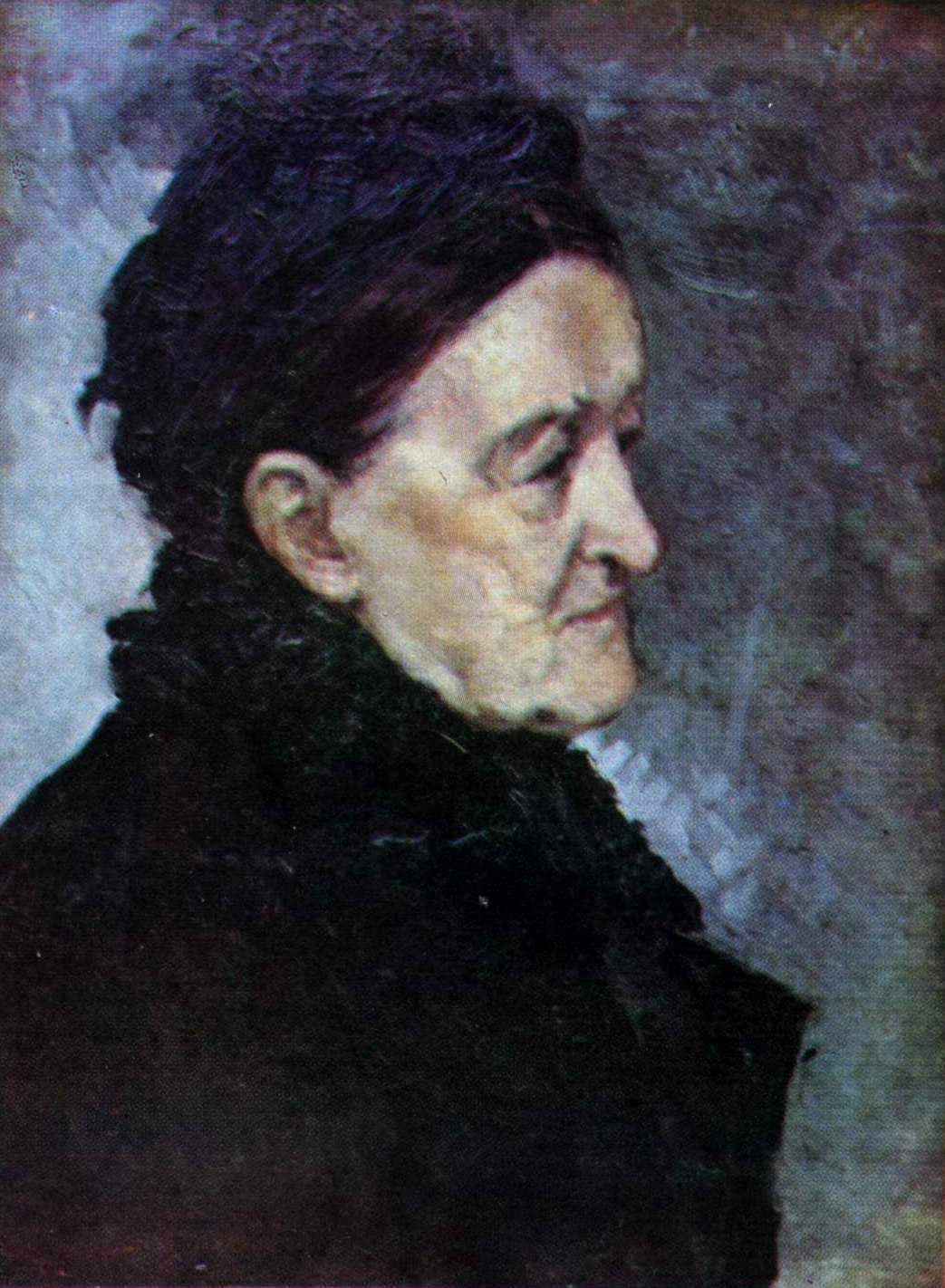 Маковский В.. Портрет старухи. 1875